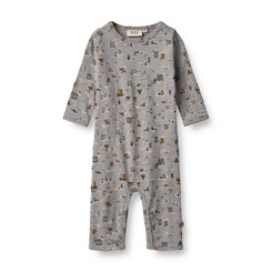 Wheat Theis Jumpsuit - winter sky fishing